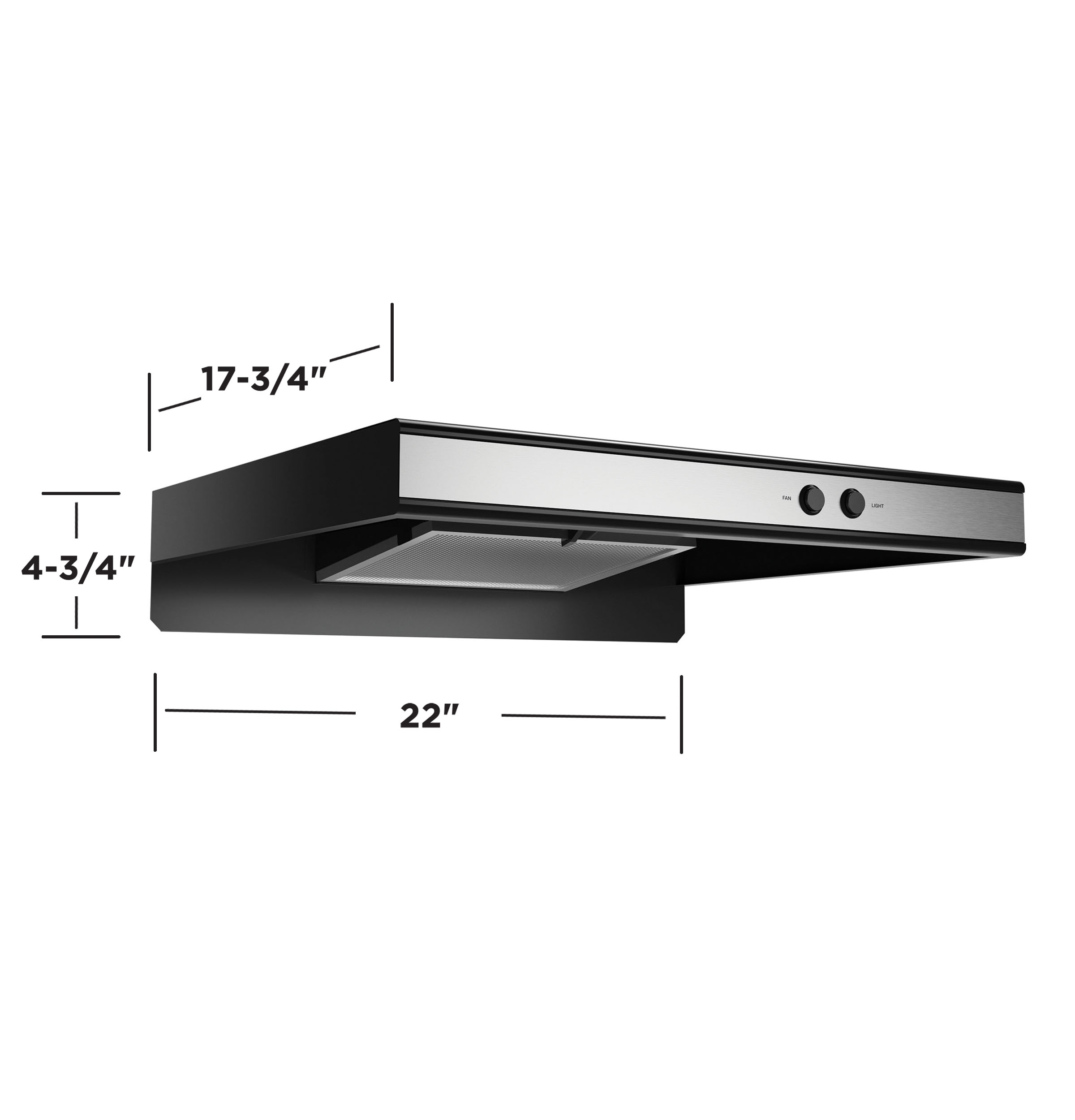 RV Under the Cabinet Range Hood JNXR22SPSS