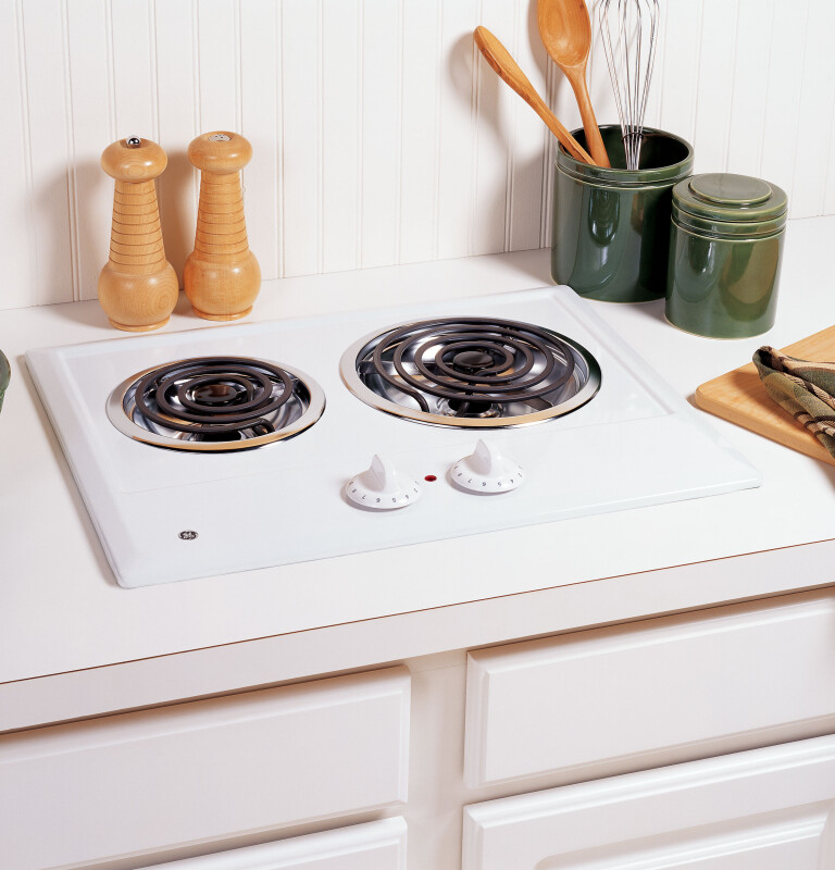 Two Burner Electric Cooktop JP202DWW, product image 2 of 4