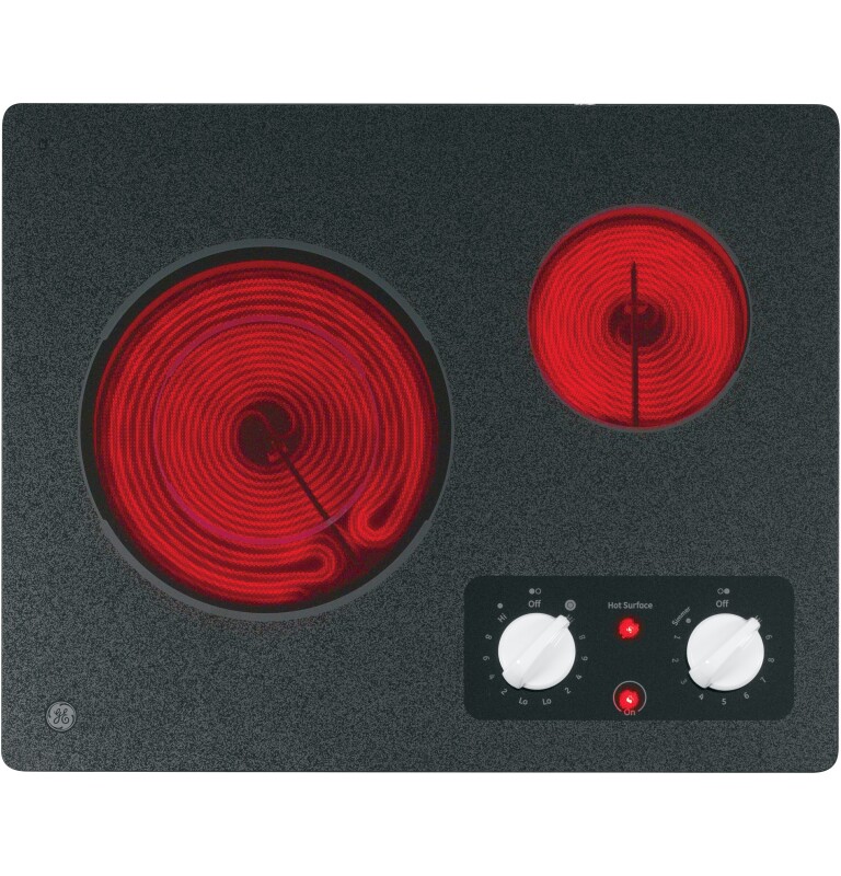 21" Electric Radiant Cooktop JP256WMWW, product image 2 of 4