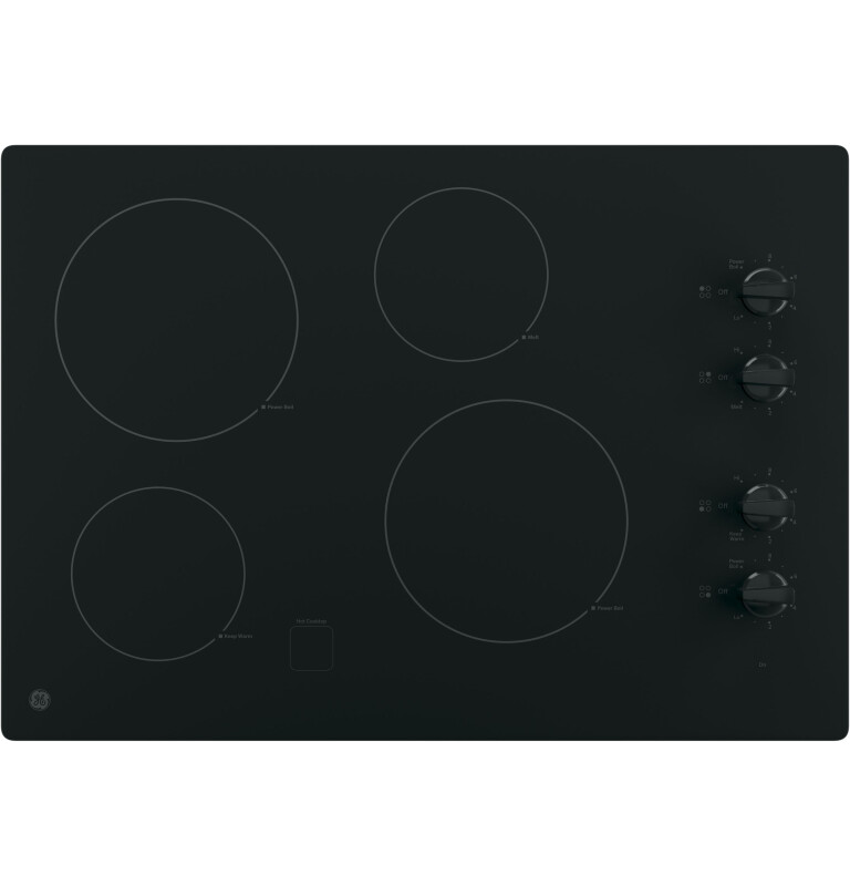 30" Built-In Knob Control Electric Cooktop JP3030TJWW