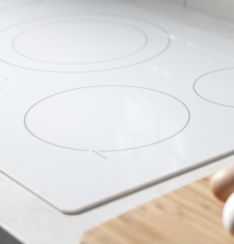 Four radiant cooking elements