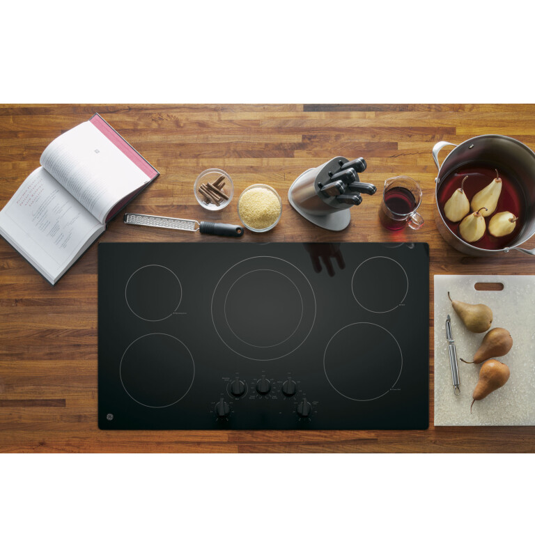 36" Built-In Knob Control Electric Cooktop view 2