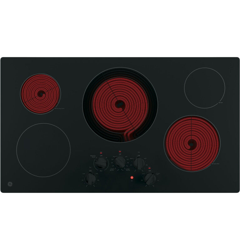 36" Built-In Knob Control Electric Cooktop view 3