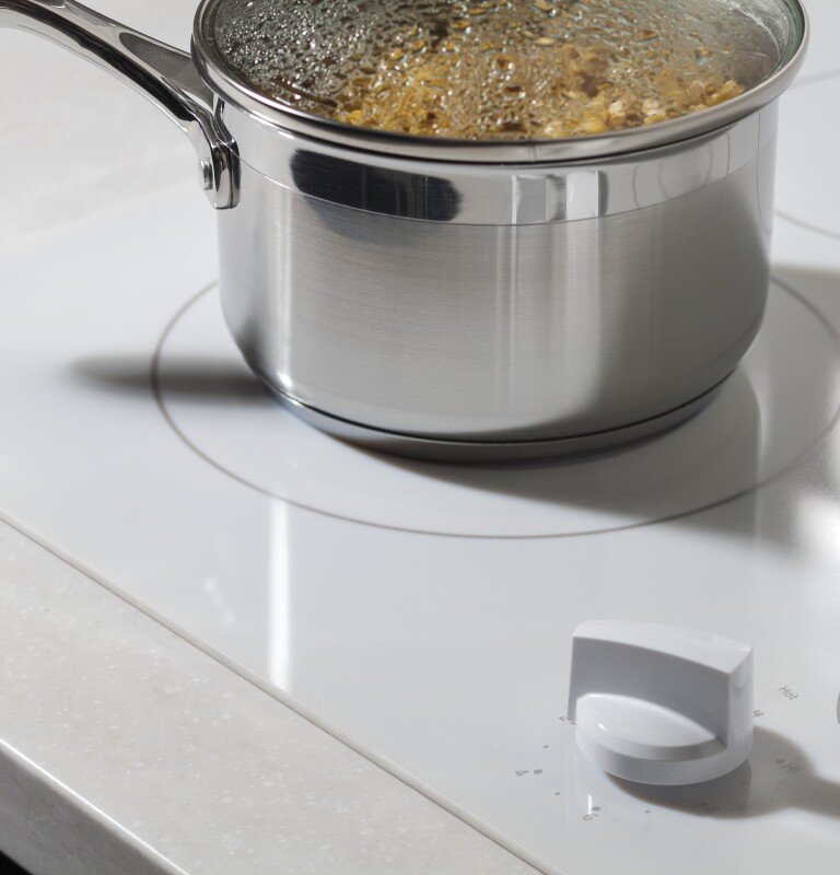 Ge® 36" Built-in Knob Control Electric Cooktop JP3036TLWW