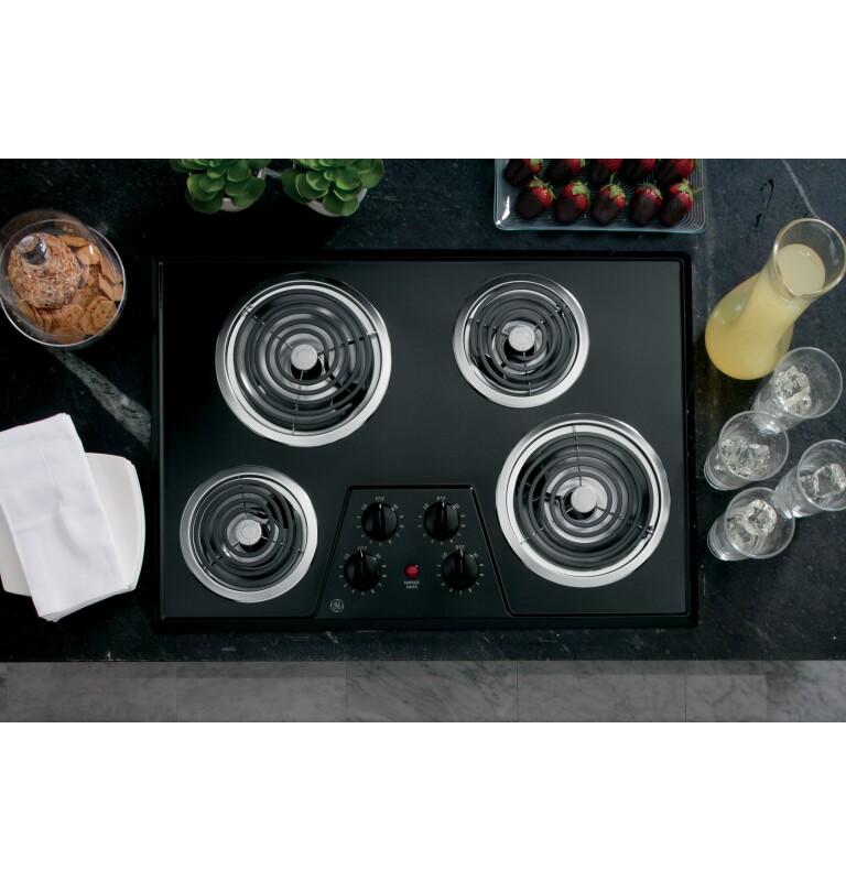 30" Built-In Electric Cooktop JP328BKBB