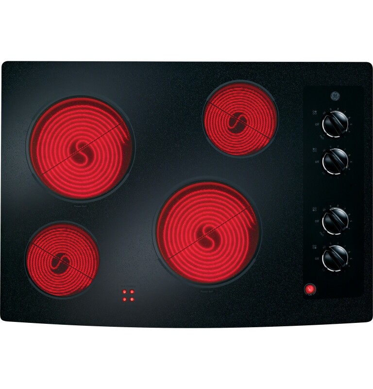 30" Built-In Electric Cooktop JP336DDBB, product image 4 of 6