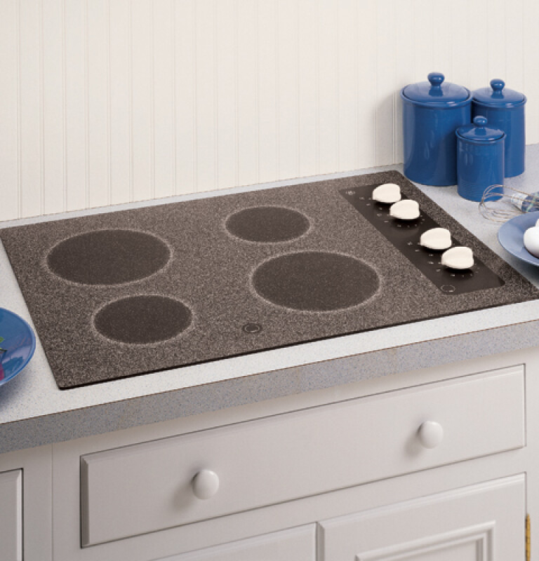 30" Built-In CleanDesign Electric Cooktop JP340CCCC