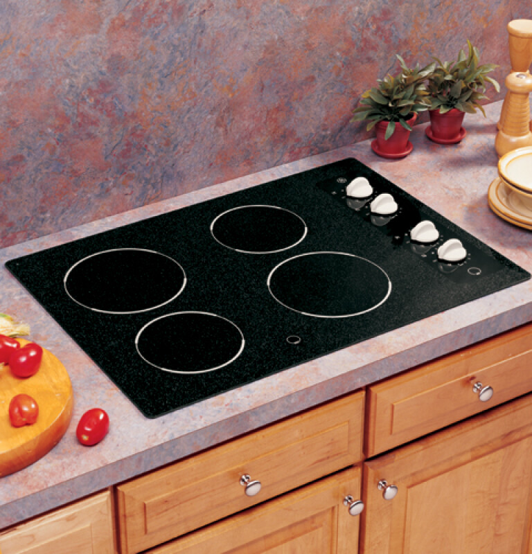 30" Built-In CleanDesign Electric Cooktop JP340CJCC