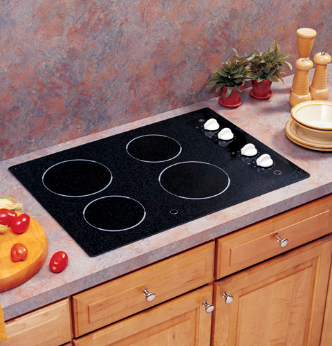 30" Built-In CleanDesign Electric Cooktop JP340WJWW