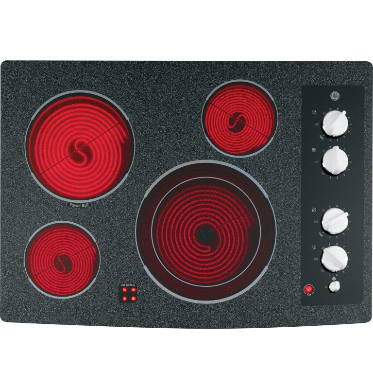 30" Built-In Electric Cooktop JP356WMWW, product image 3 of 6