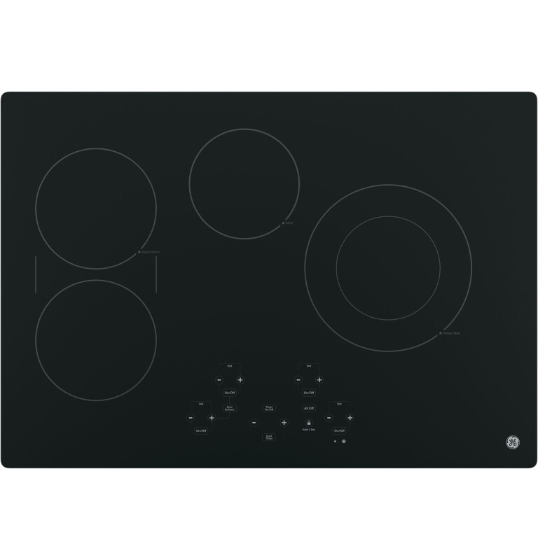 GE 30" Built-In Touch Control Electric Cooktop Black JP5030DJBB Picture 1