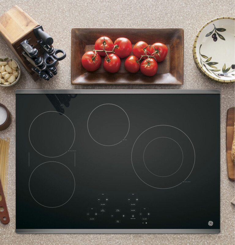 30" Built-In Touch Control Electric Cooktop JP5030SJSS, product image 2 of 6