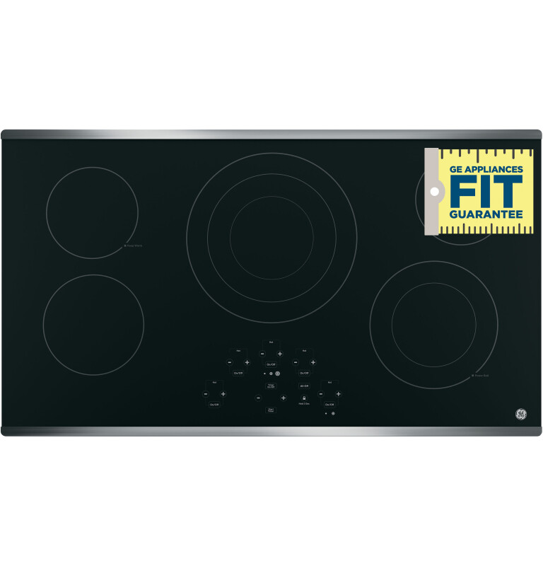 36" Built-In Touch Control Electric Cooktop JP5036SJSS, product image 5 of 7