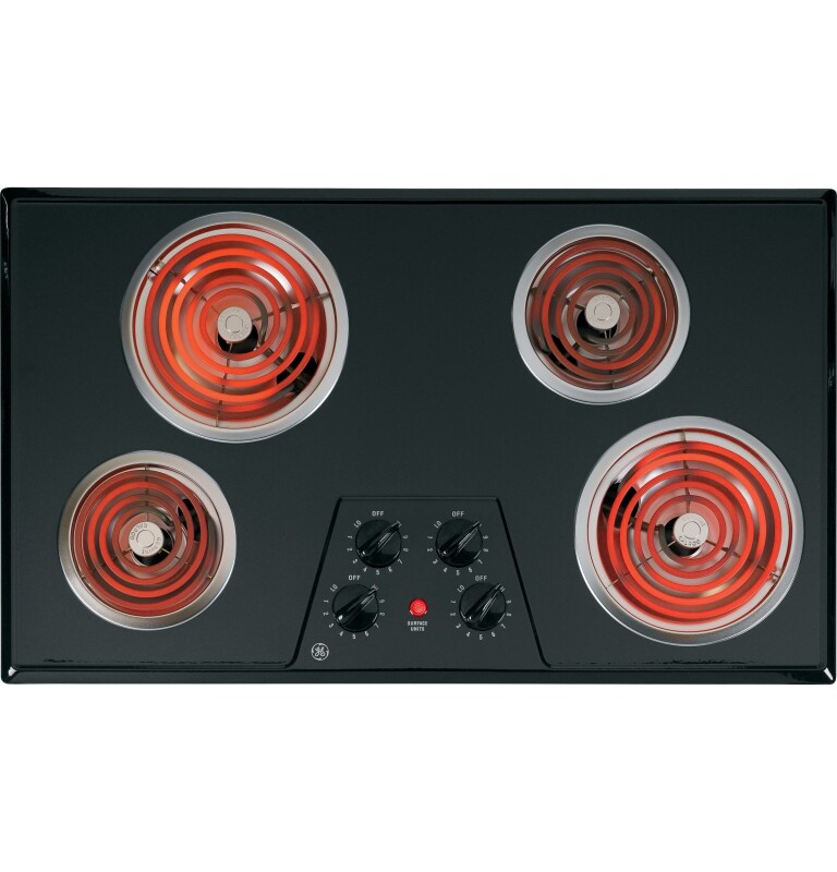 36" Built-In Electric Cooktop JP626BKBB, product image 3 of 6