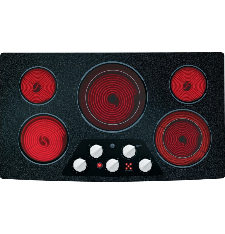 36" Built-In Electric Cooktop JP656DDWW, product image 3 of 6