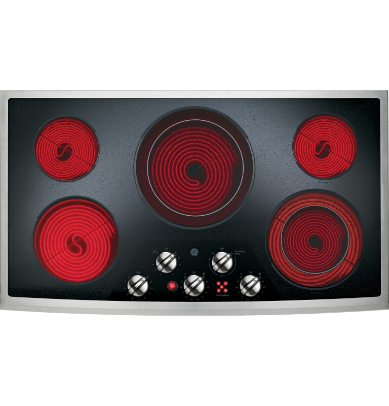 36" Built-In Electric Cooktop JP656SDSS, product image 3 of 5