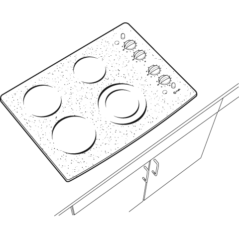30" Built-In CleanDesign Electric Cooktop JP910TKWW