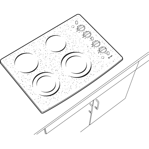 30" Built-In CleanDesign Electric Cooktop JP940TKWW