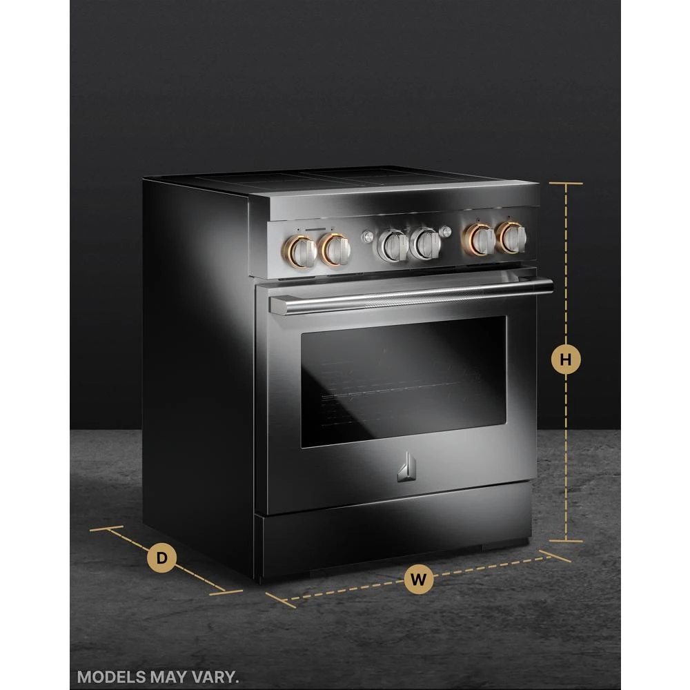 RISE™ 30" Induction Professional-Style Range JPIFC730RL