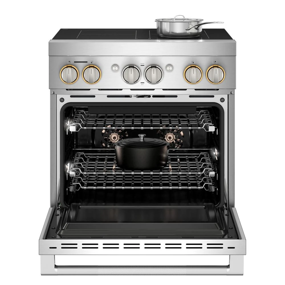 RISE™ 30" Induction Professional-Style Range JPIFC730RL