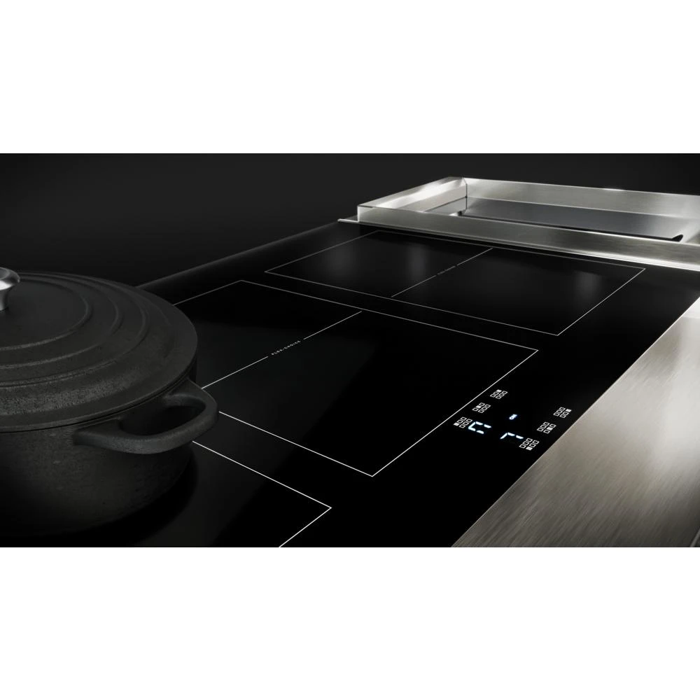 RISE™ 48" Induction Professional-Style Range with Chrome-Infused Griddle JPIGC748RL
