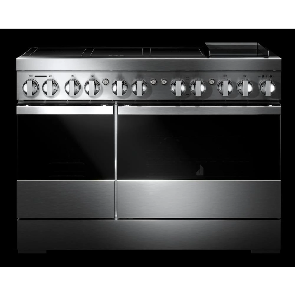 NOIR™ 48" Induction Professional-Style Range with Chrome-Infused Griddle JPIGC748RM