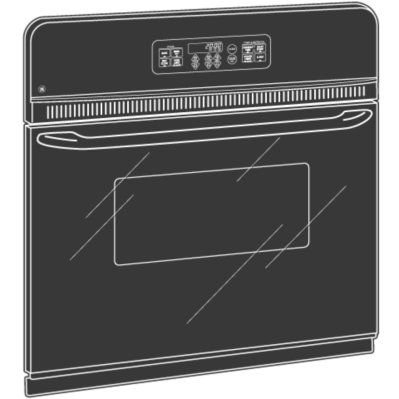 24" Electric Single Self-Cleaning Wall Oven view 6
