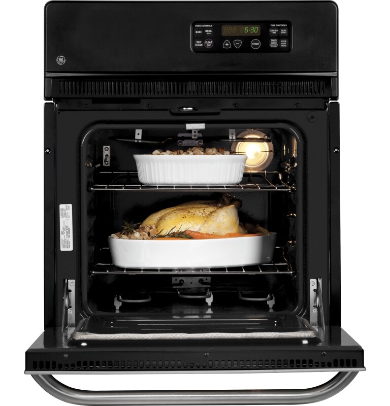 24" Electric Single Self-Cleaning Wall Oven view 3