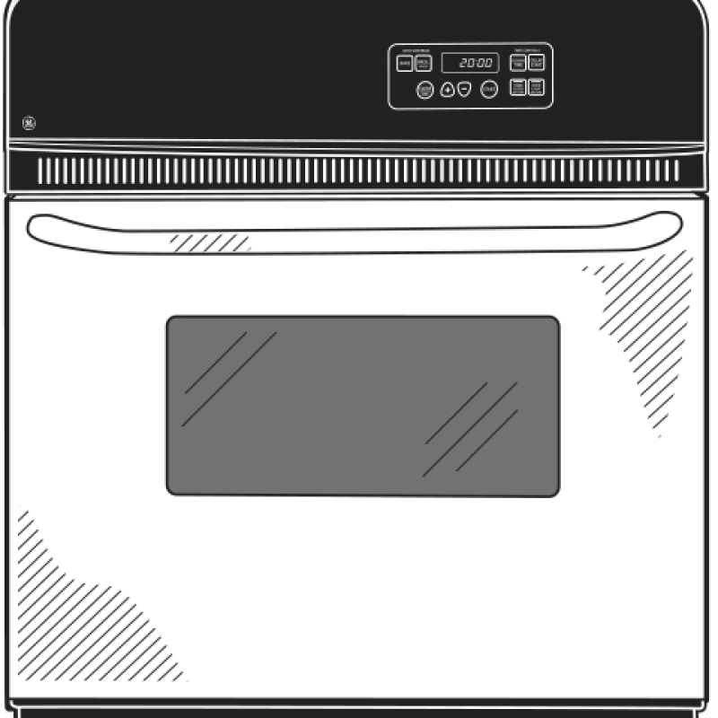 24" Electric Single Self-Cleaning Wall Oven view 4