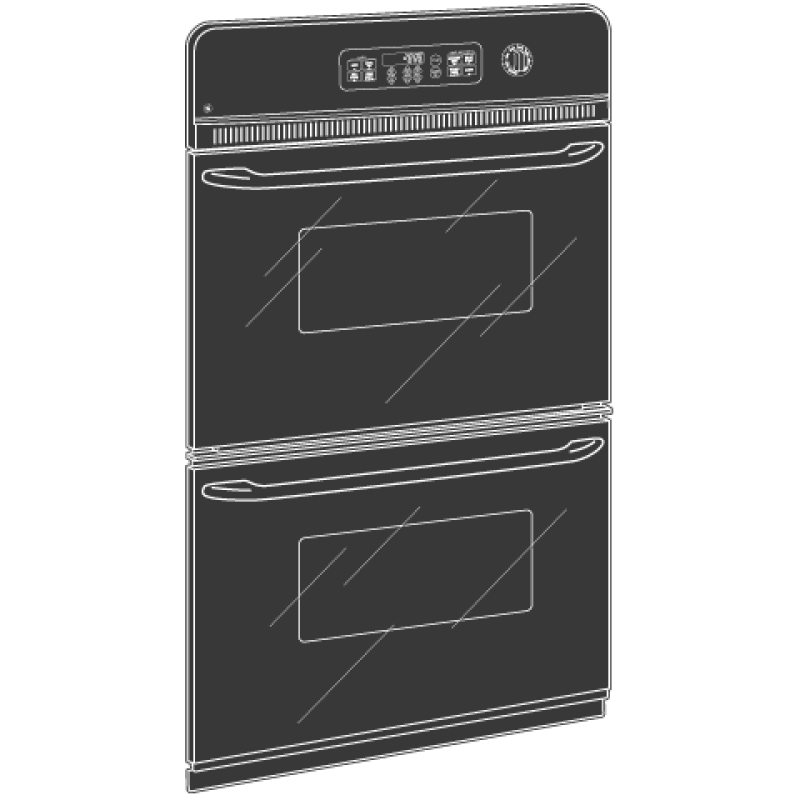 24" Double Wall Oven view 3