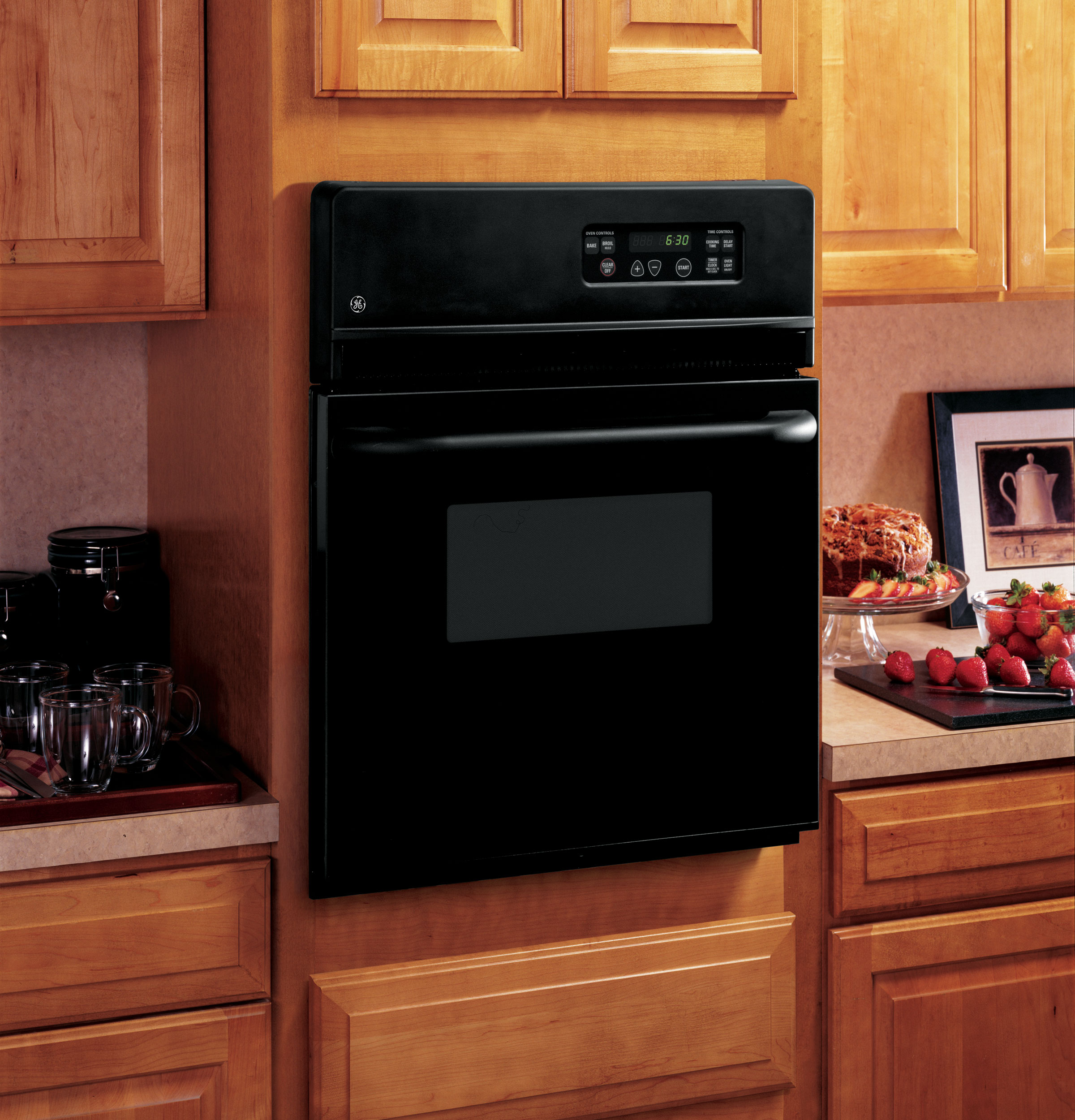 24" Electric Single Standard Clean Wall Oven JRS06BJBB