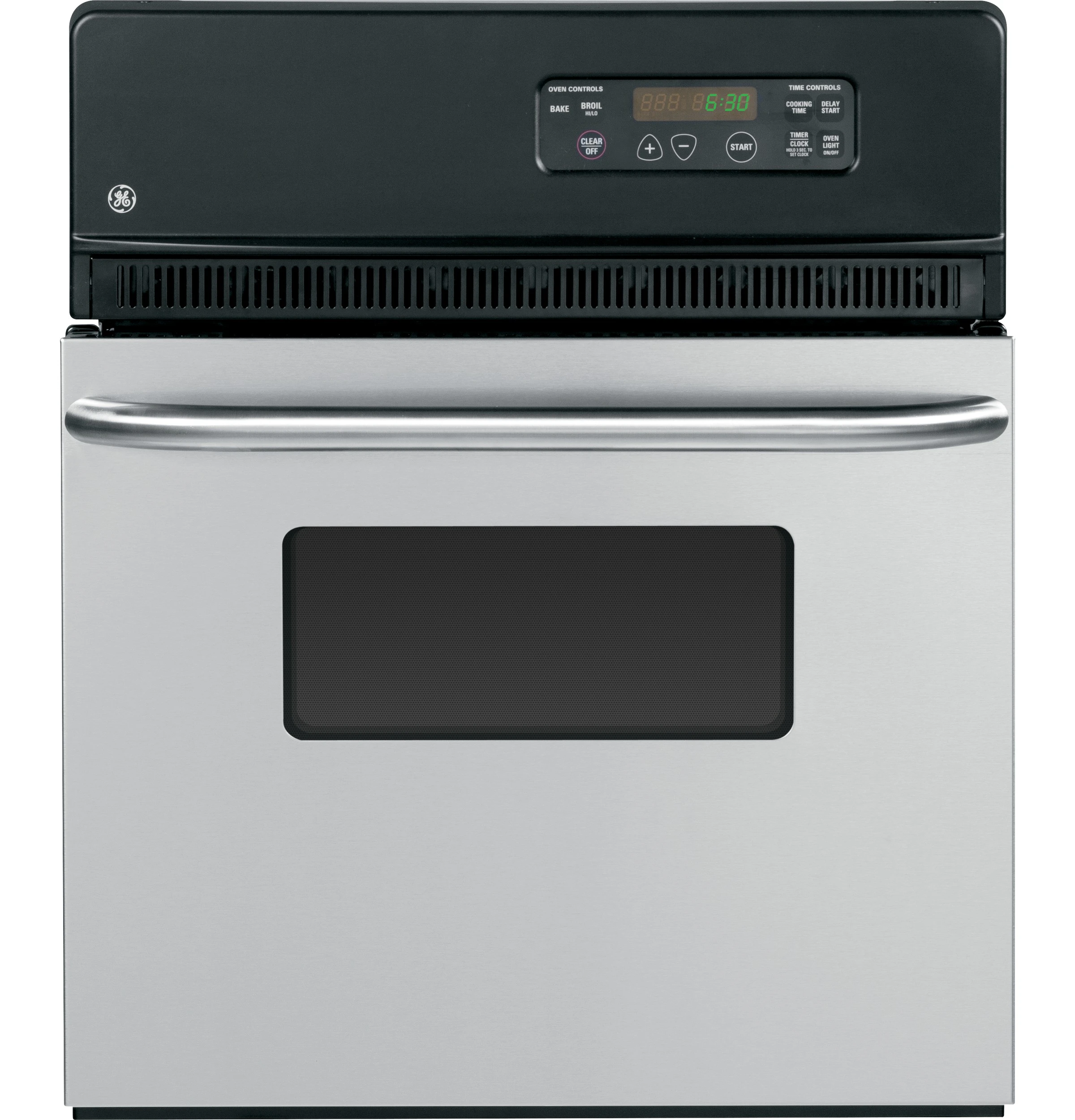 Frameless glass oven door