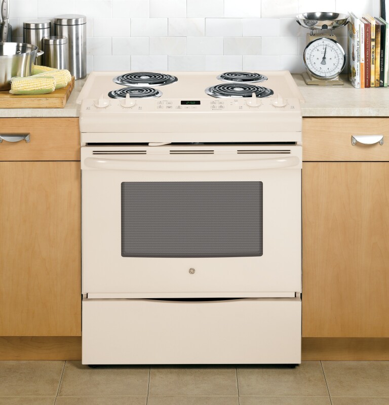 30" Slide-In Front Control Electric Range JS250DFCC