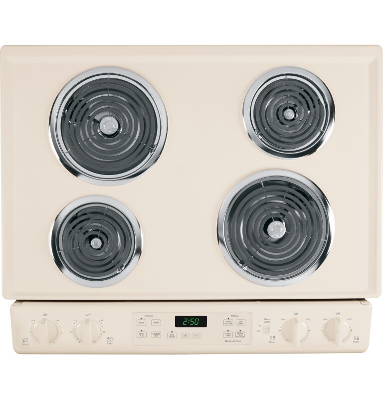 30" Slide-In Front Control Electric Range JS250DFCC, product image 3 of 12