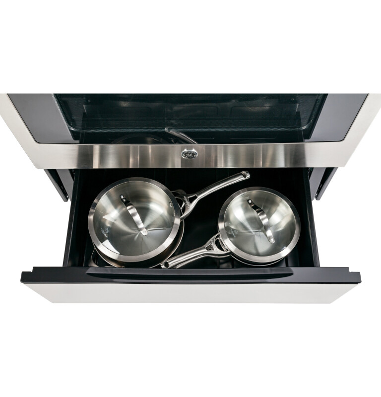 30" Slide-In Front Control Electric Range JS250RFSS, product image 5 of 13