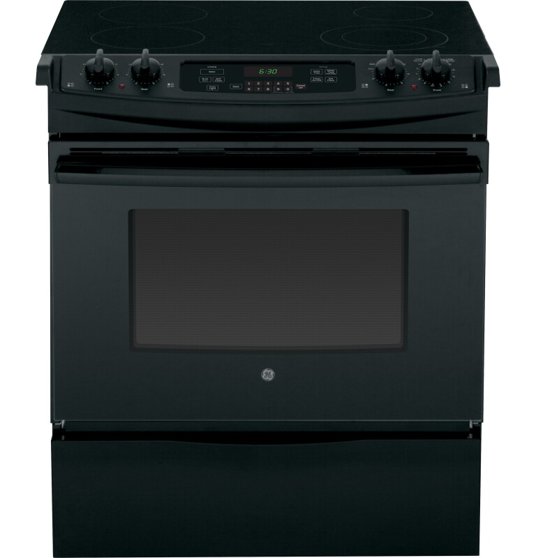 30" Slide-In Front Control Electric Range JS630DFBB