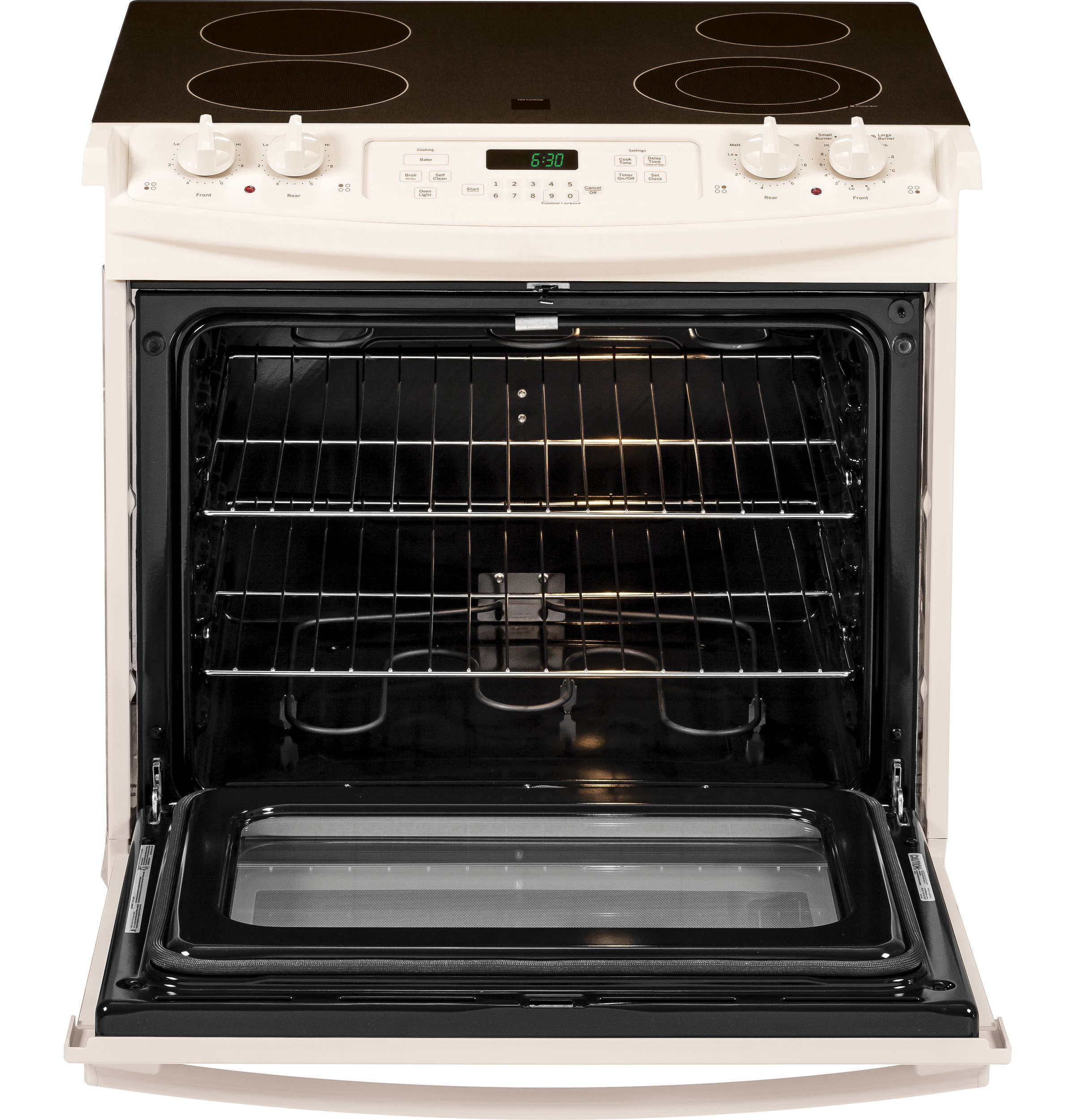 30" Slide-In Front Control Electric Range JS630DFCC, product image 4 of 10