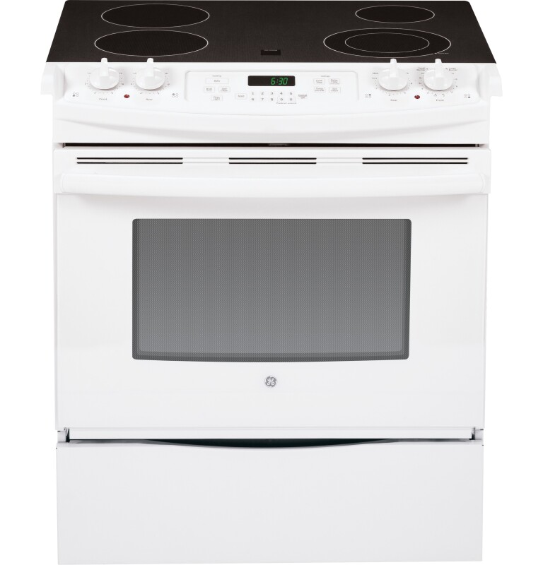 30" Slide-In Front Control Electric Range JS630DFWW