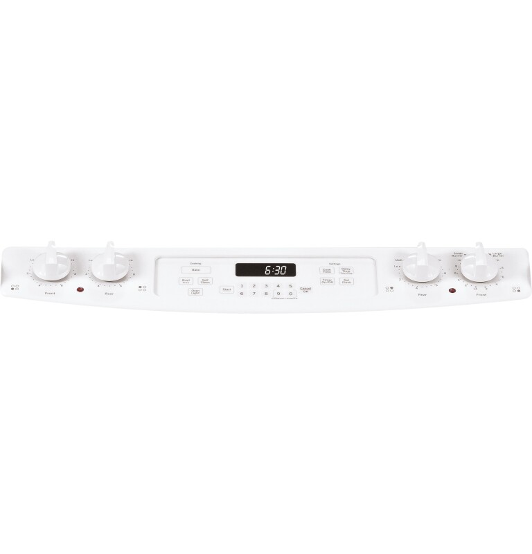 30" Slide-In Front Control Electric Range JS630DFWW, product image 2 of 5