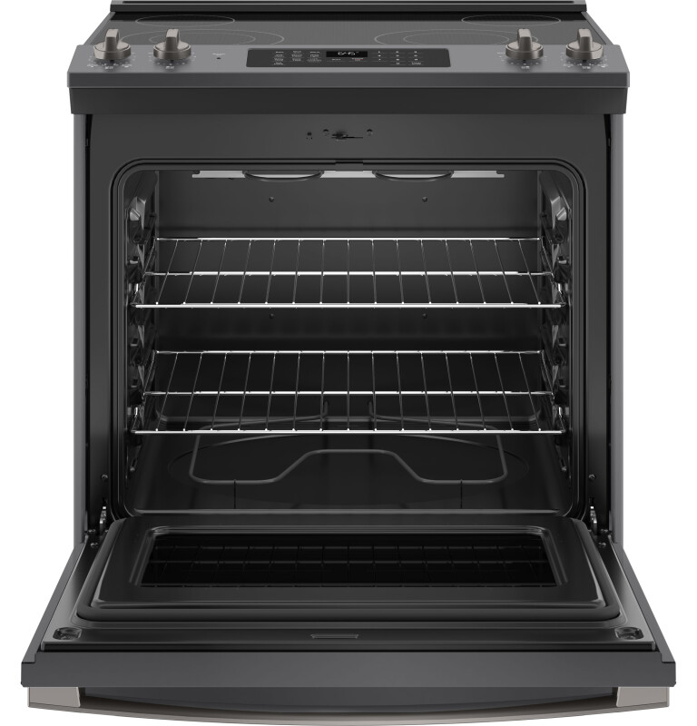 30" Slide-In Electric Range JS645FLDS, product image 2 of 12