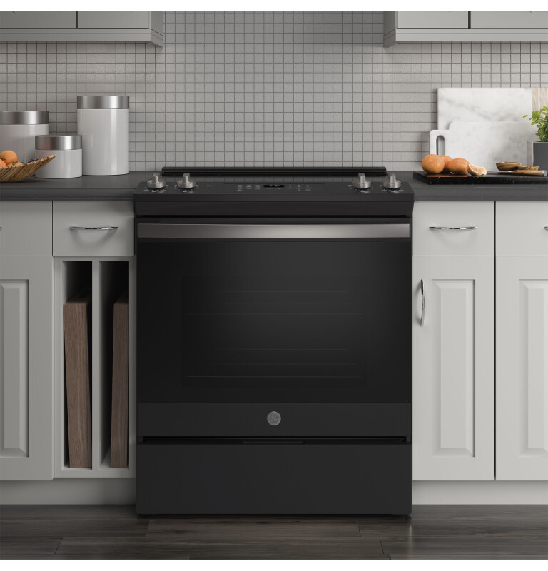 30" Slide-In Electric Range JS645FLDS, product image 5 of 12