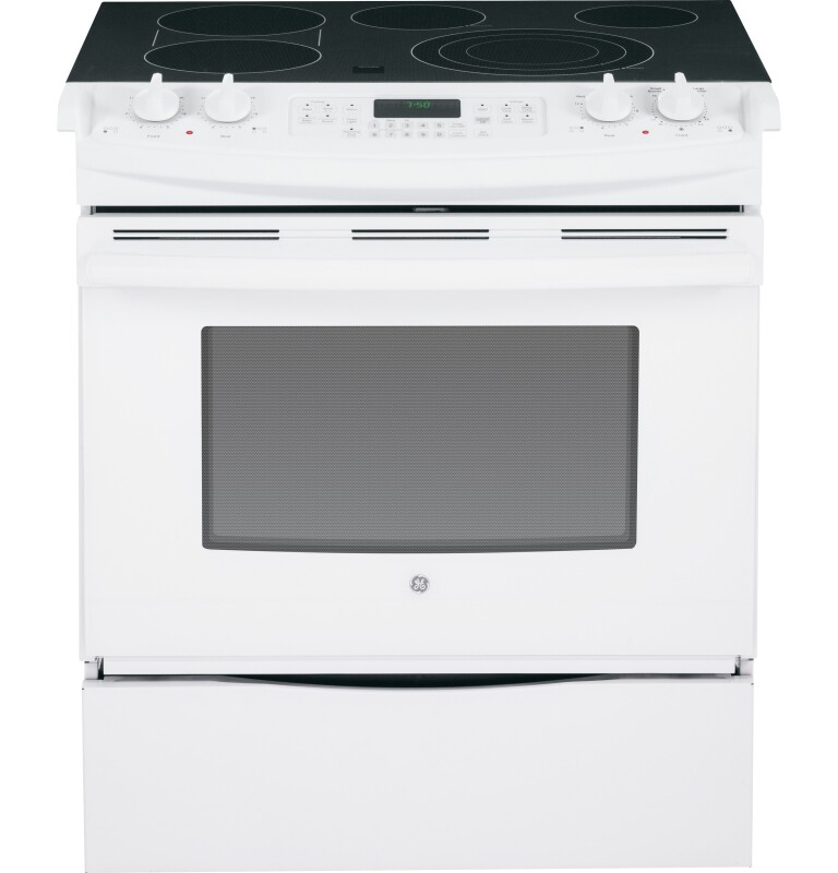30" Slide-In Front Control Electric Convection Range JS750DFWW