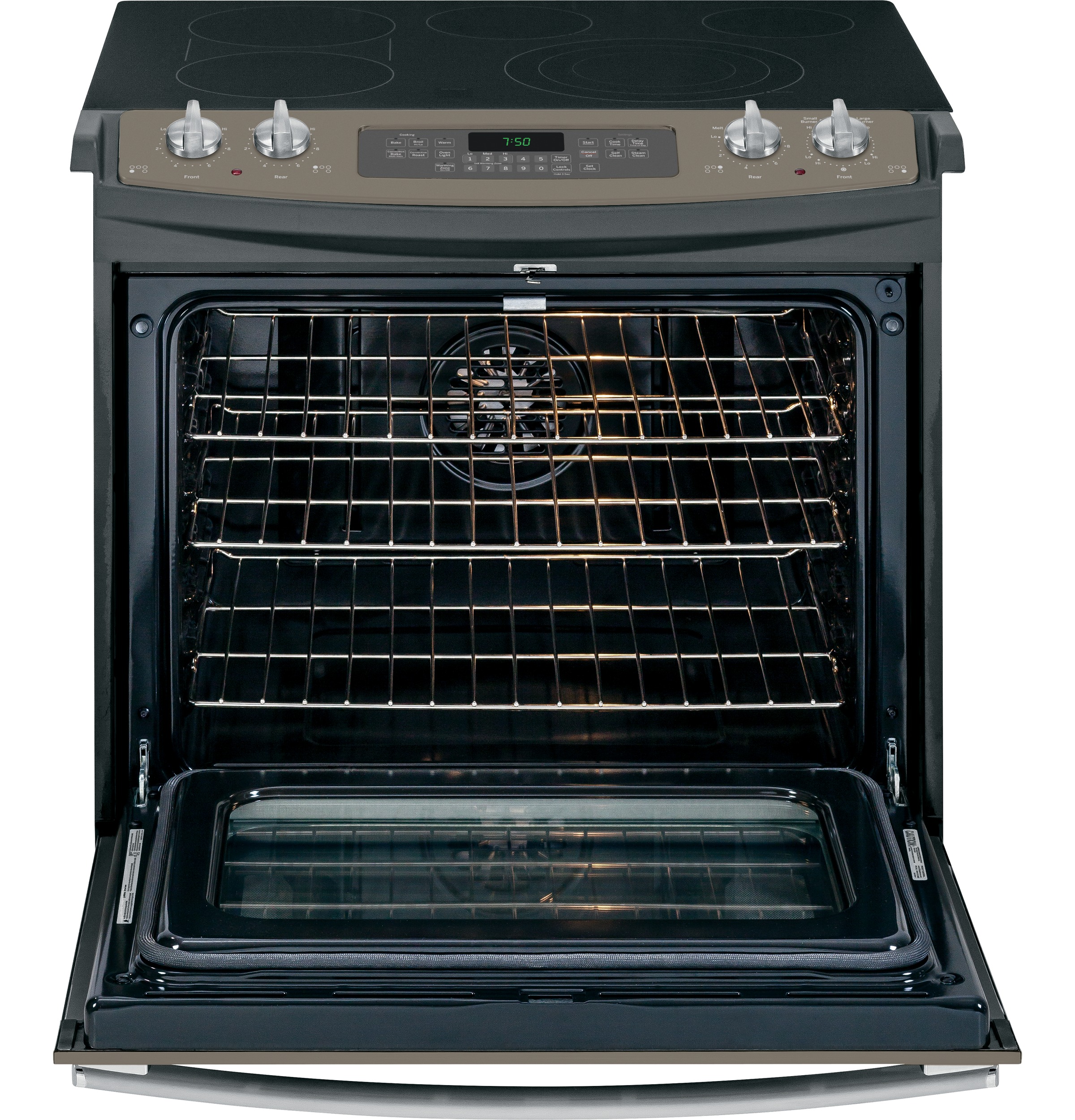 30" Slide-In Front Control Electric Convection Range JS750EFES, product image 4 of 14