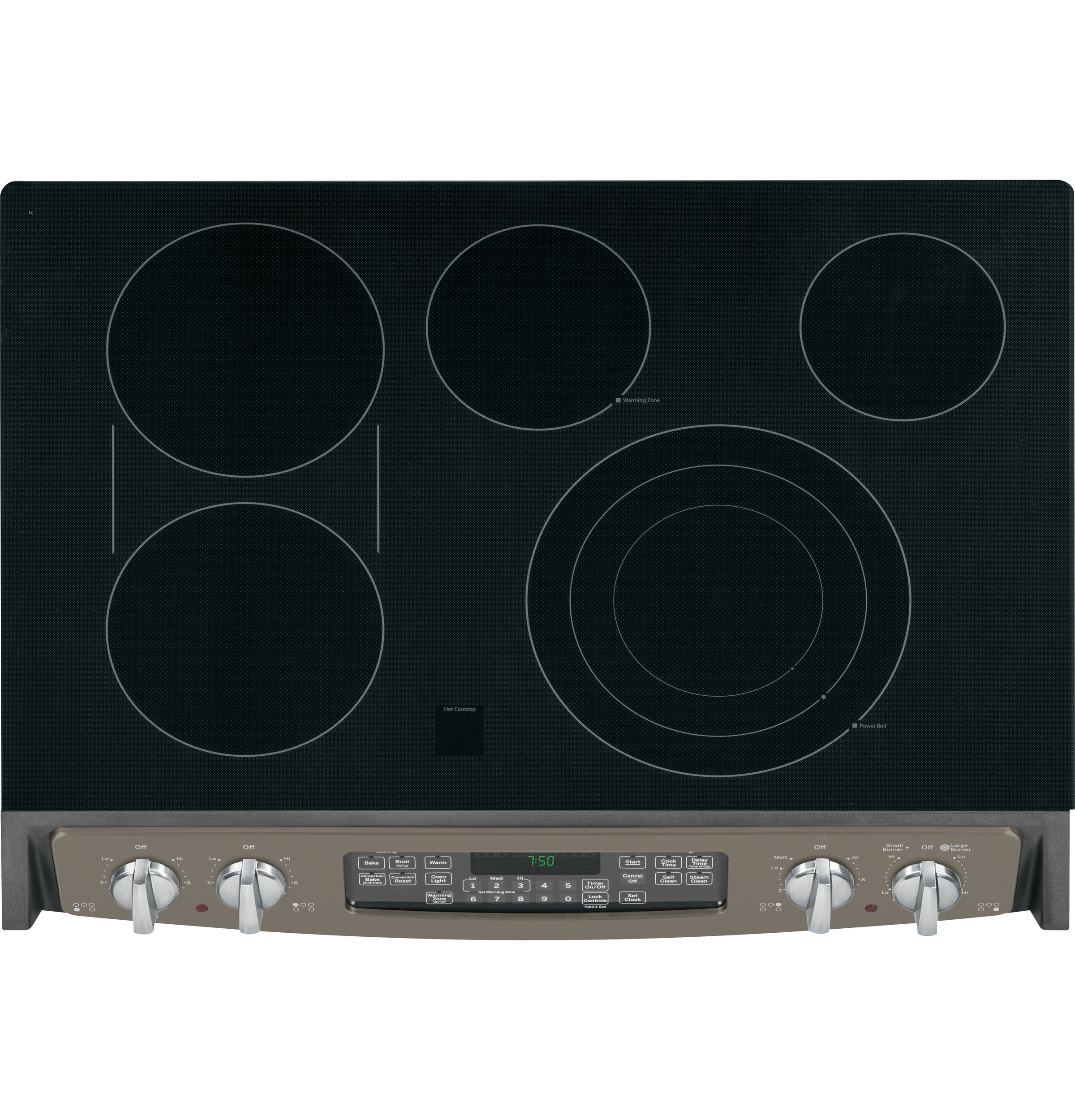 30" Slide-In Front Control Electric Convection Range JS750EFES, product image 5 of 14