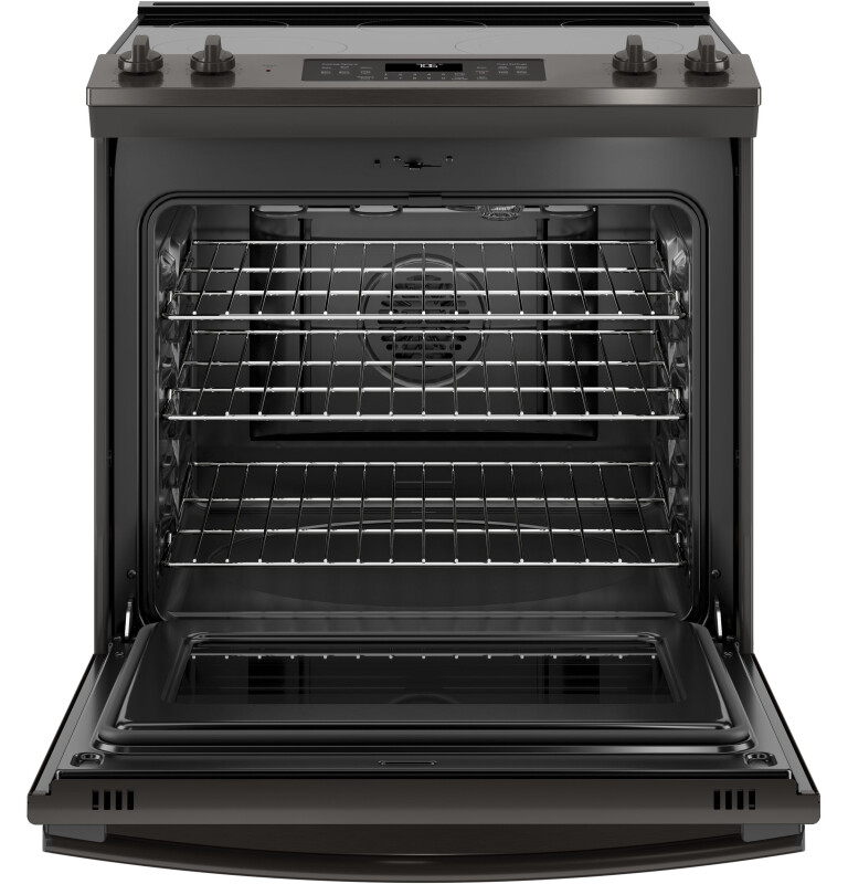 30" Slide-In Electric Convection Range JS760BLTS