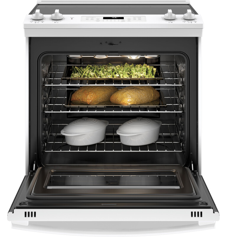 30" Slide-In Electric Convection Range JS760DLWW