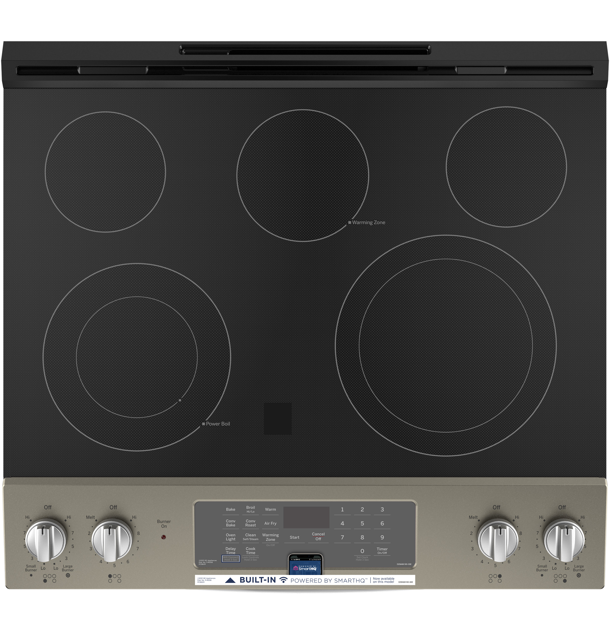 30" Slide-In Electric Convection Range with No Preheat Air Fry JS760EPES, product image 11 of 16