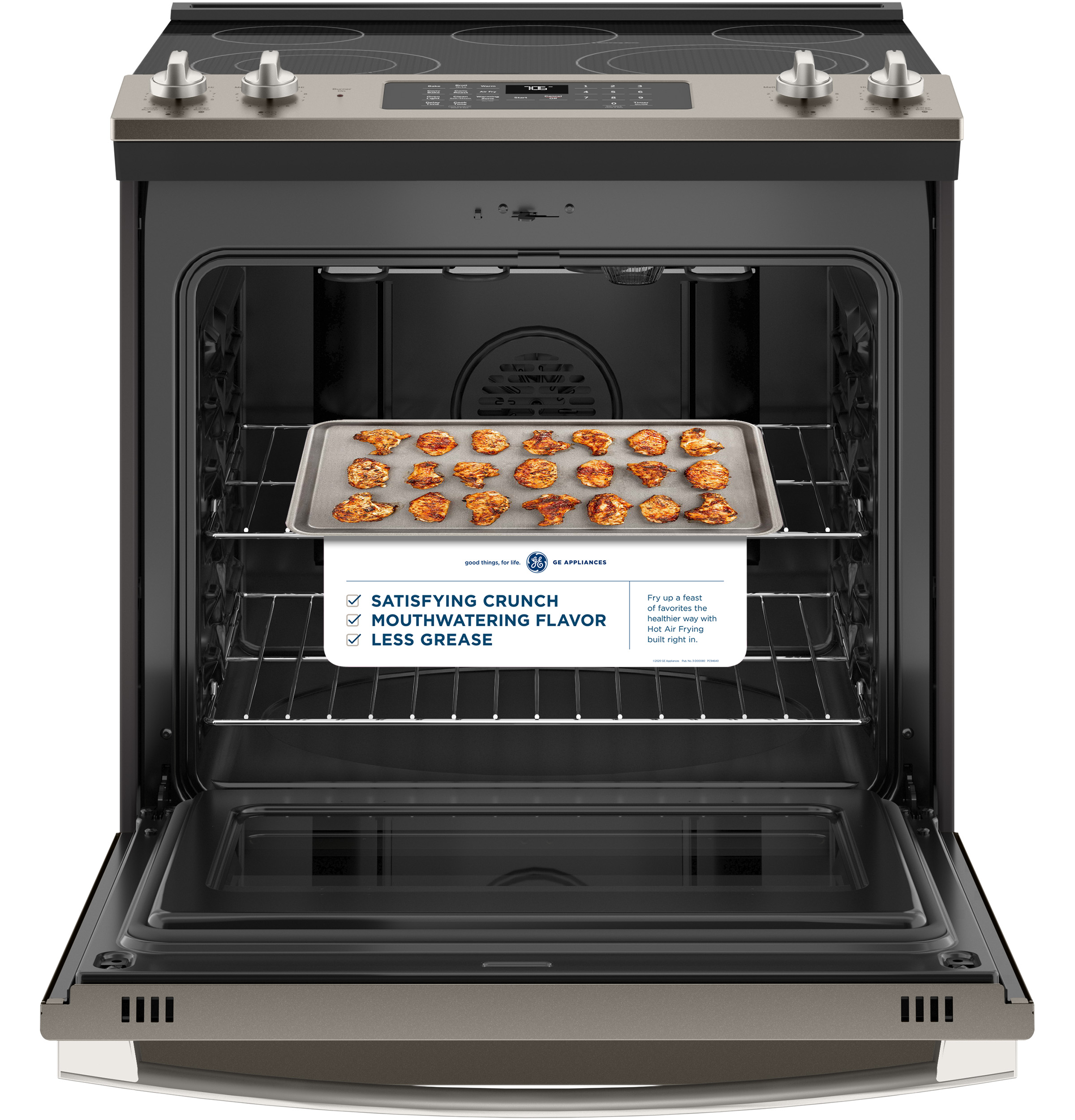 30" Slide-In Electric Convection Range with No Preheat Air Fry JS760EPES, product image 12 of 16