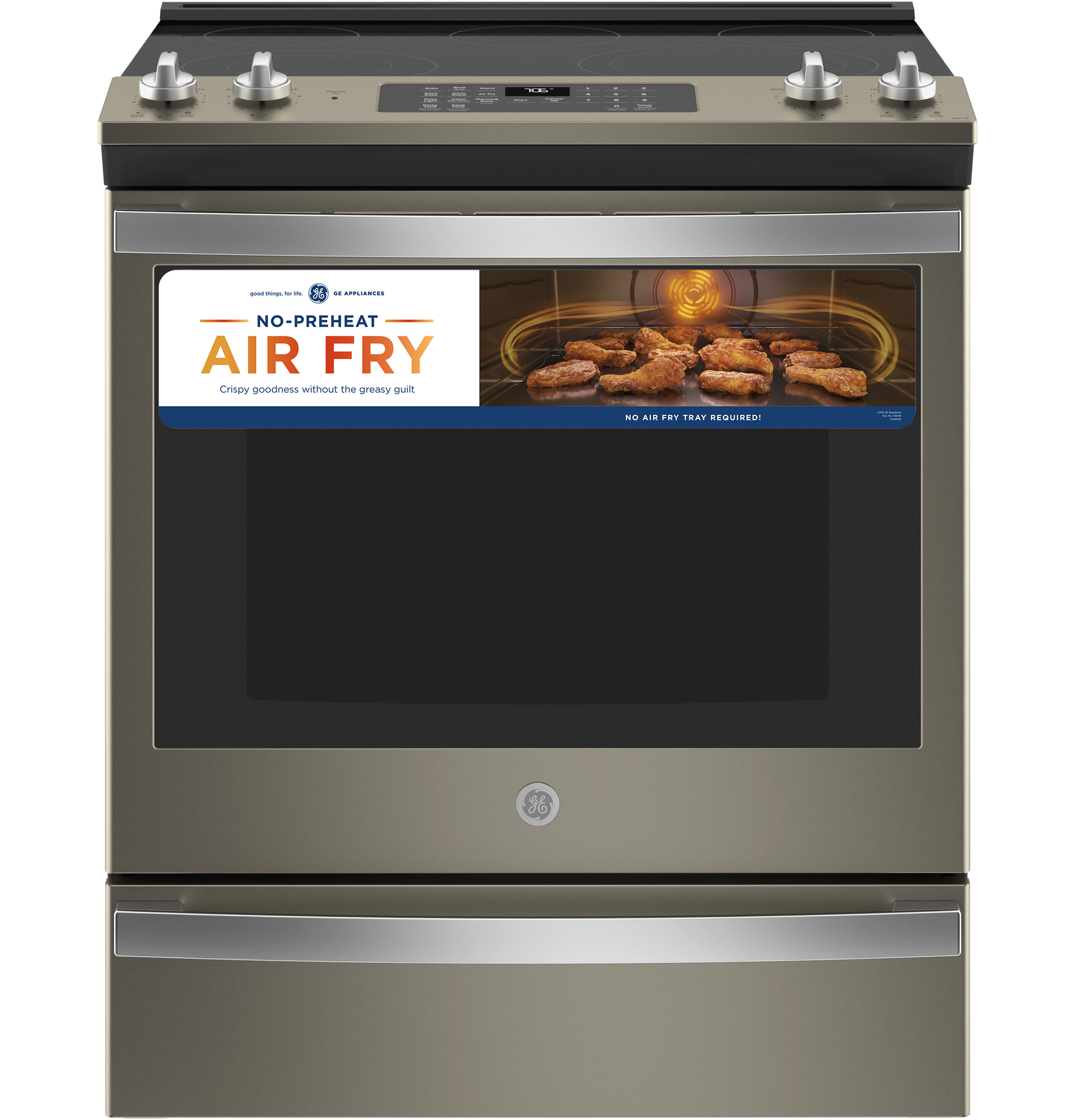 30" Slide-In Electric Convection Range with No Preheat Air Fry JS760EPES, product image 14 of 16