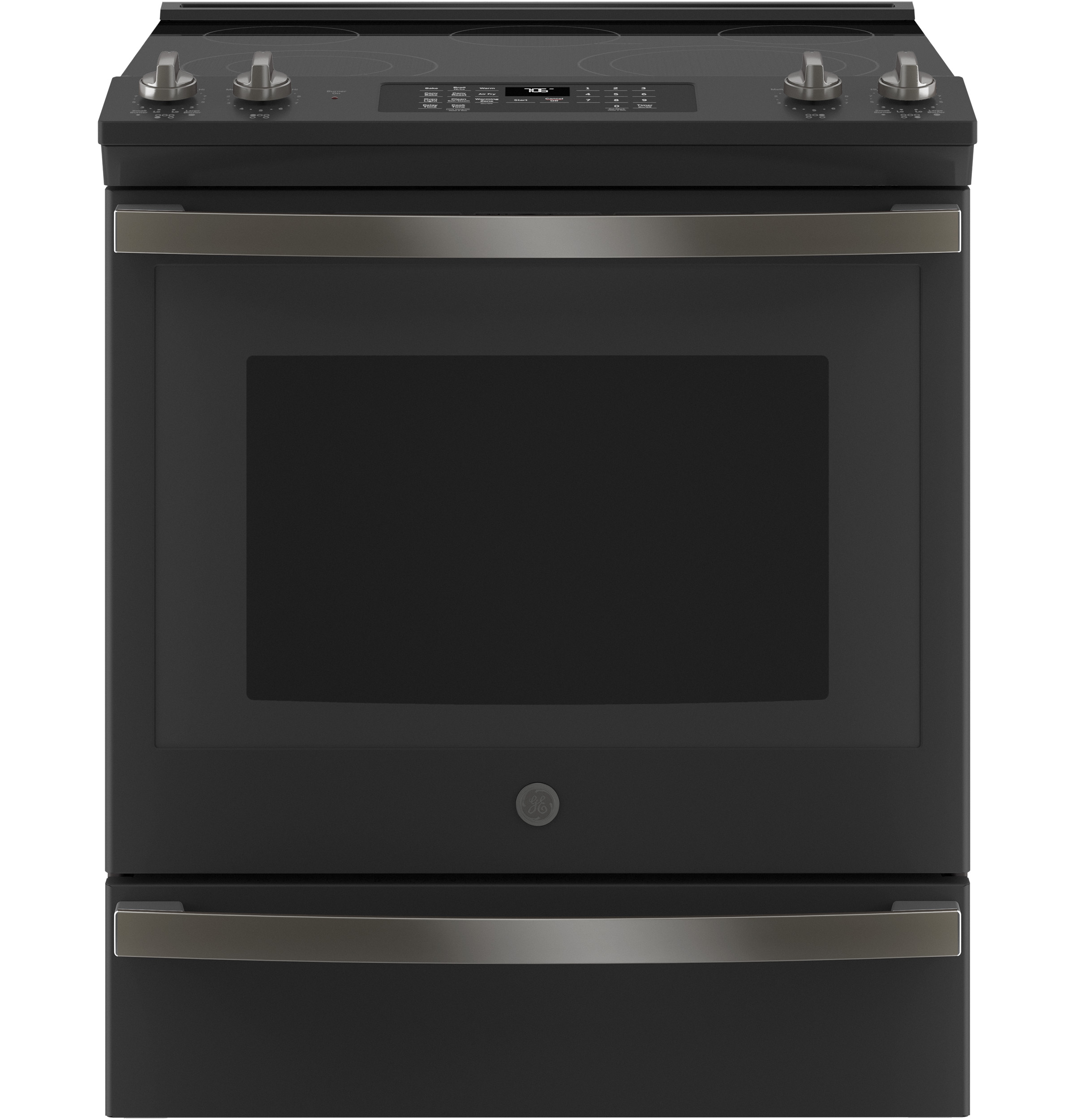 30" Slide-In Electric Convection Range with No Preheat Air Fry JS760FPDS